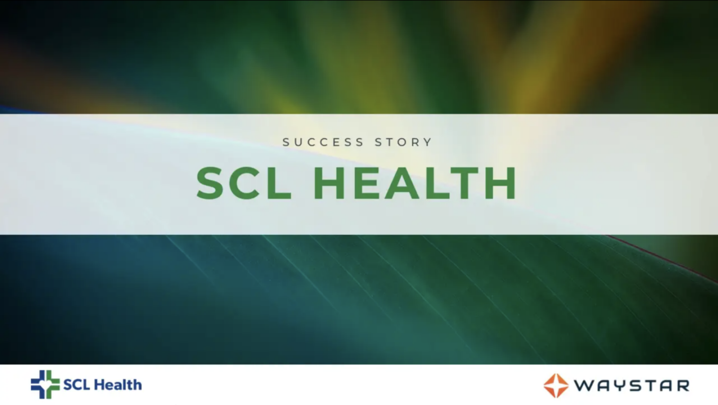 How Scl Health Improved Collections By 205m Waystar