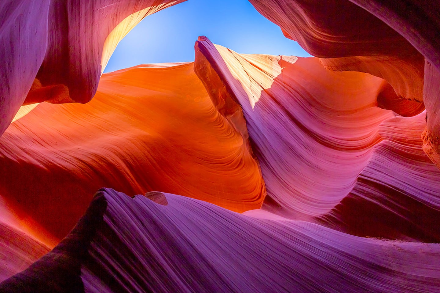 vibrant colorful canyon background